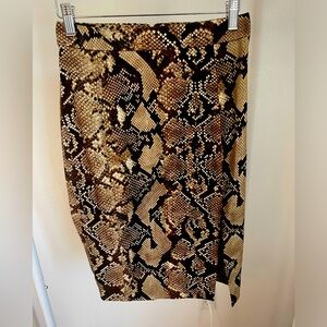 Altuzarra (for Target) snake skin pencil skirt.